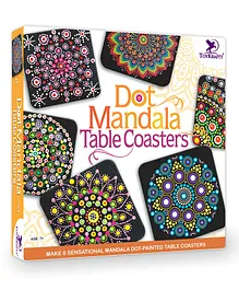 Toy Kraft Mandala Table Coaster Kit - Multicolour