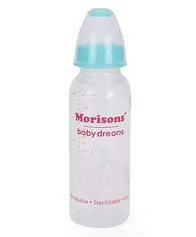 Morisons Baby Dreams Polypropylene Plastic Regular Feeding Bottle Green - 250 ml