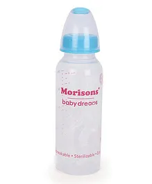 Morisons Baby Dreams Polypropylene Plastic Regular Feeding Bottle Blue - 250 ml