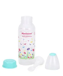 Morisons Baby Dreams Feeding Bottle With Feeder Spoon Green - 250 ml