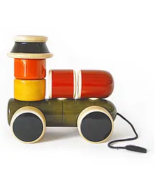 Fairkraft Creations Engine Pull Along Toy - Multicolour