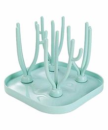 Syga Foldable Baby Bottle Drying Rack - Sea Green