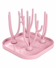 SYGA Foldable Bottle Drying Rack - Pink