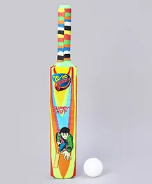 Toysons Cricket Bat with Ball - Green