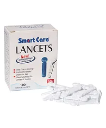 Smart Care Lancet Needles Flat - White