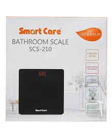 Smart Care Digital Weight Scale Glass Top SC 210 - Black