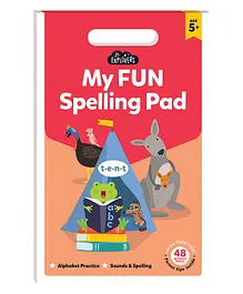 Hinkler Junior Explorers My Fun Spelling Pad with Carry Handle - English
