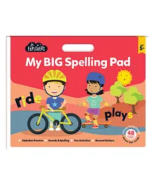 Junior Explorers My Big Spelling Pad with Carry Handle & Rewarded Stickers - English