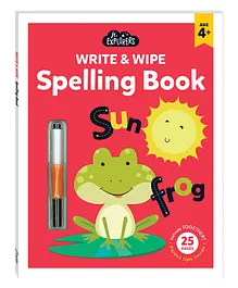 Junior Explorers Write and Wipe Spelling Book - English