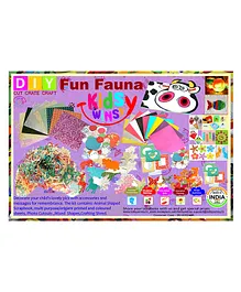 Kidsy Winsy Fun Fauna DIY Craft Kit - Multicolor 