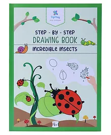 PepPlay Step by Step Drawing Book Incredible Insects - Multicolor