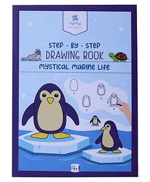 PepPlay Step by Step Drawing Book  Mystical Marine Life - Multicolor