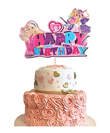 Zyozi Princess Birthday Cake Topper - Multicolor