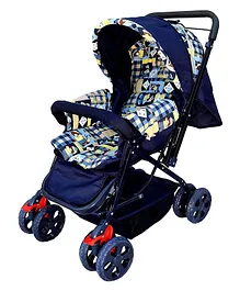 MAANIT Stroller With Parent Handle - Multicolor