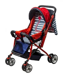 MAANIT Twin Stroller With Parent Handle - Multicolor