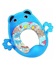 Maanit Toilet Trainer Soft Cushion Baby Potty Seat With Handle (blue)