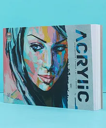 Anupam Acrylic Painting Book A4 10 Sheets (Colour & Print May Vary)