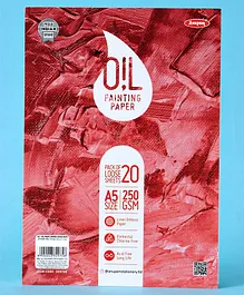 Anupam A5 Oil Painting Paper Loose Sheets - 20 Sheets