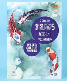 Anupam Water Colour A4 Size - 5 Sheets