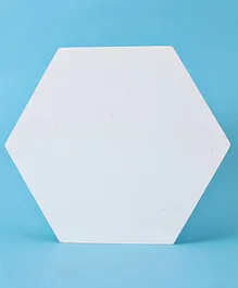 Anupam Art Board Hexagon - White