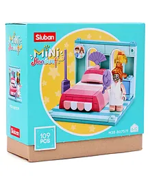 Sluban Mini Bedroom Doll Furniture Set - Multicolor