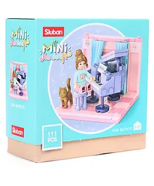 Sluban Mini Practice Room Doll Furniture Set - Multicolor