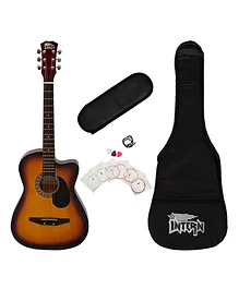 Intern INT-38C Sunburst Acoustic Guitar Kit - Brown