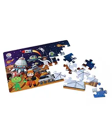 Ratnas 4 In 1 Space Explorer Jigsaw Puzzle Multicolour - 35 Pieces