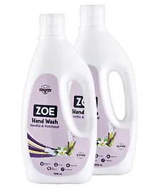 Zoe Vanilla And Patchouli & Vanilla And Patchouli Hand Wash - 2000 ml - Pack Of 2