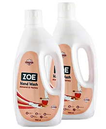 Zoe Almond And Honey & Almond And Honey Hand Wash - 2000 ml - Pack Of 2