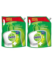 Dettol Original Liquid Hand Wash Refill Pack - 1500 ml , Pack of 2