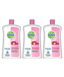 Dettol Liquid Handwash Refill Bottle Skincare Moisturizing Hand Wash - 900 ml (Pack of 3)