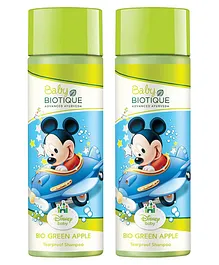 Baby Biotique Mickey Mouse Bio Green Apple Tearproof Shampoo - 190 ml ( Pack of 2 )