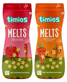 Timios Apple & Cinnamon Flavored Melts  - 50 gm & Timios Carrot And Cumin Flavored Melts  - 50 gm