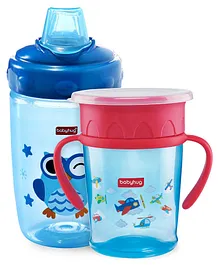 Babyhug Silicon Spout Sipper& All Round Sipper Combo