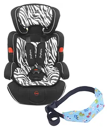 Babyhug Safe Journey Forward Facing Car Seat - Zebra Print