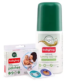 Babyhug Nautral Mosquito  Repellant patches with Tummy Roll On