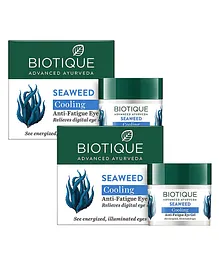 Biotique Bio Sea Weed Revitalising Under Eye Gel - 15 grams (Pack of 2)