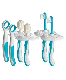 Fisher Price Ultra Care Oral Hygiene Combo Kit Blue - 4 Pieces (Pack of 2)