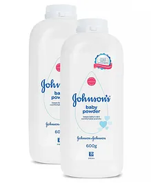Johnson's Baby Powder - 600 g (Pack of 2)