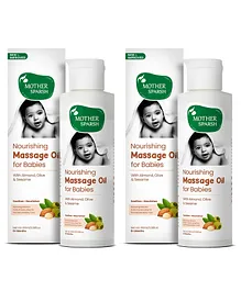 Mother Sparsh Natural Baby Massage Oil - 100 ml (Pack of 2)