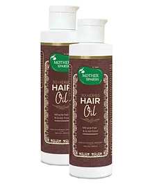 Mother Sparsh 30 Herbs Natural Hair Oil ? 200 ml   (Pack of 2)