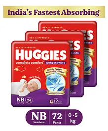 Huggies Wonder Pants Extra Small Pant Style Diapers - 24 Pieces - (Pack of 3)