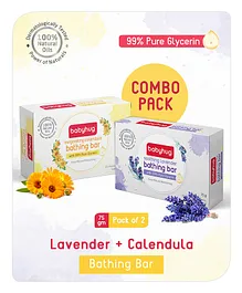 Babyhug Glycerin Soap Calendula & Lavender - Pack of 2