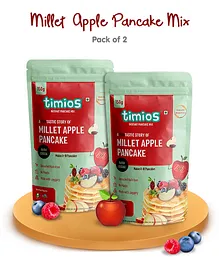 Timios Millet Pancake Mix Apple 150g - Pack of 2
