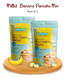 Timios Millet Pancake Mix Banana 150 gm - Pack of 2