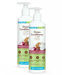 Mamaearth Onion Conditioner for Hair Growth & Hair Fall Control with Coconut Oil - 250 ml(Pack of 2 )