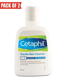 Cetaphil Gentle Skin Cleanser - 125 ml Pack of 2