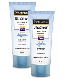 Neutrogena Ultra Sheer SPF50 88ml (pack of 2)