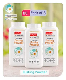Babyhug Advanced Talc-Free Dusting Powder - 100gm - Pack of 3